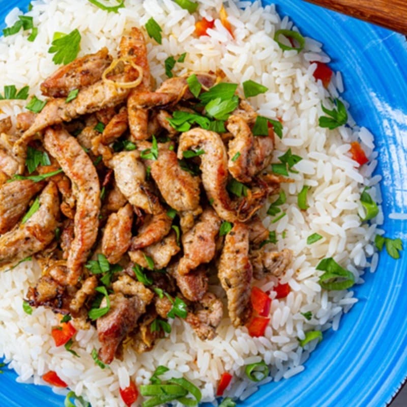 Chicken Shawarma on Rice