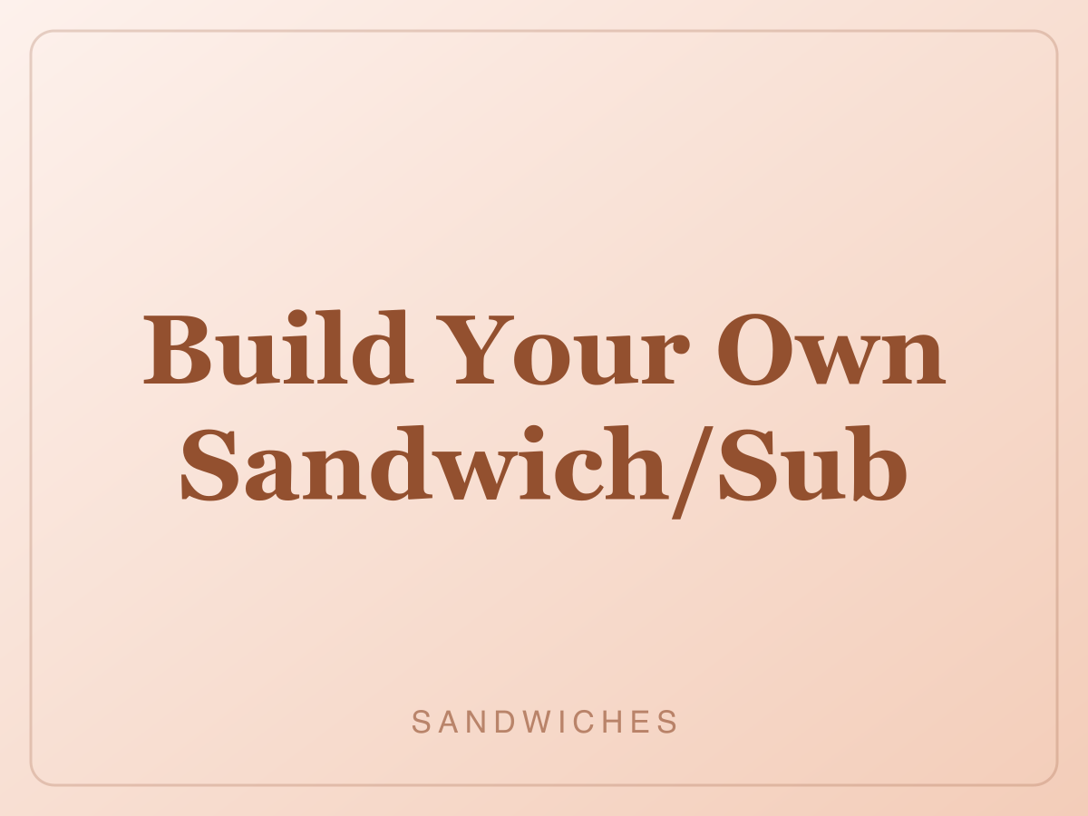 Sandwiches