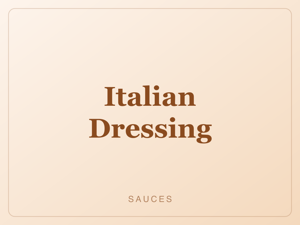 Italian Dressing
