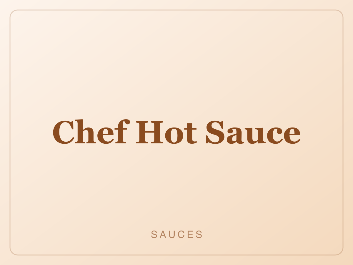 Chef Hot Sauce