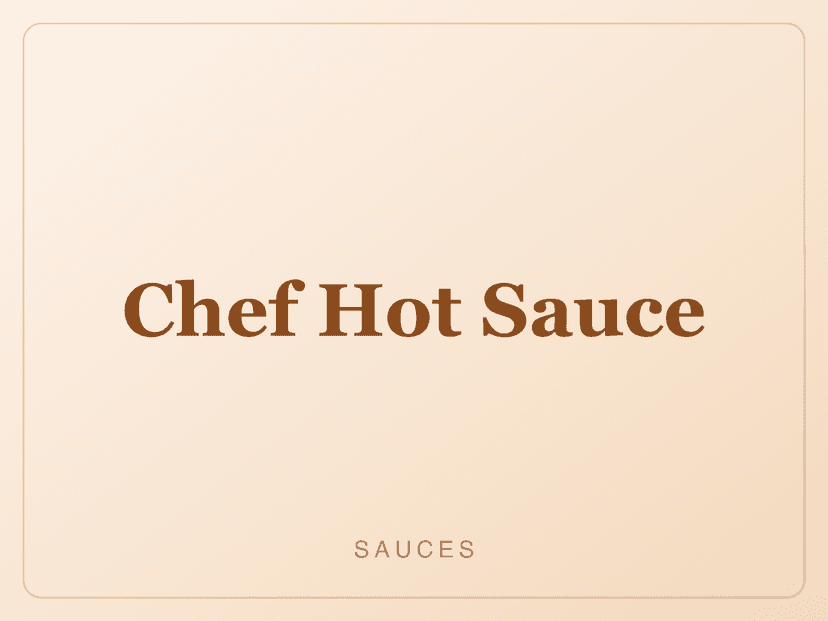 Chef Hot Sauce
