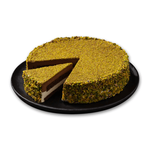 Slice of Pistachio Cake