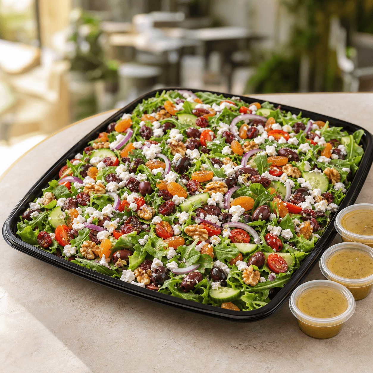 Mediterranean Salad Catering Tray